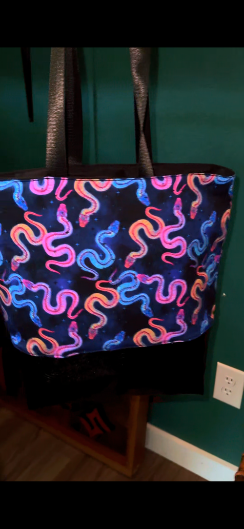 X-Ray Snakes Tote Bag | Tuesday Tote