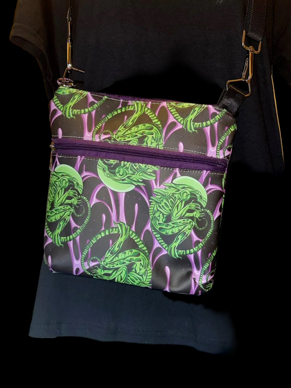 Xenomorph Alien Crossbody Bag
