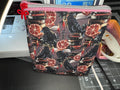 Handmade Zippered Book Sleeve Pouch – 8 × 9.5 Inches