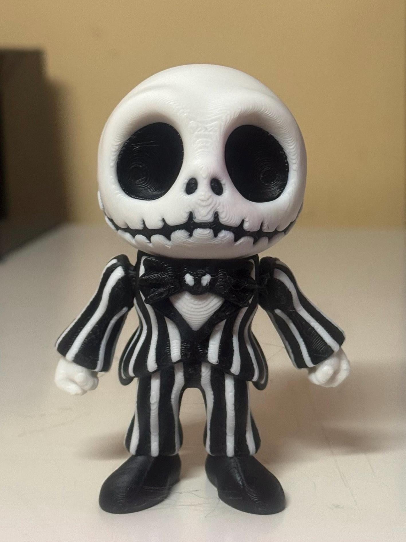 3D Printed Jack Skellington - Sally- Zero - Oogie Boogie Flexi Figurine: Nightmare Before Christmas Decor