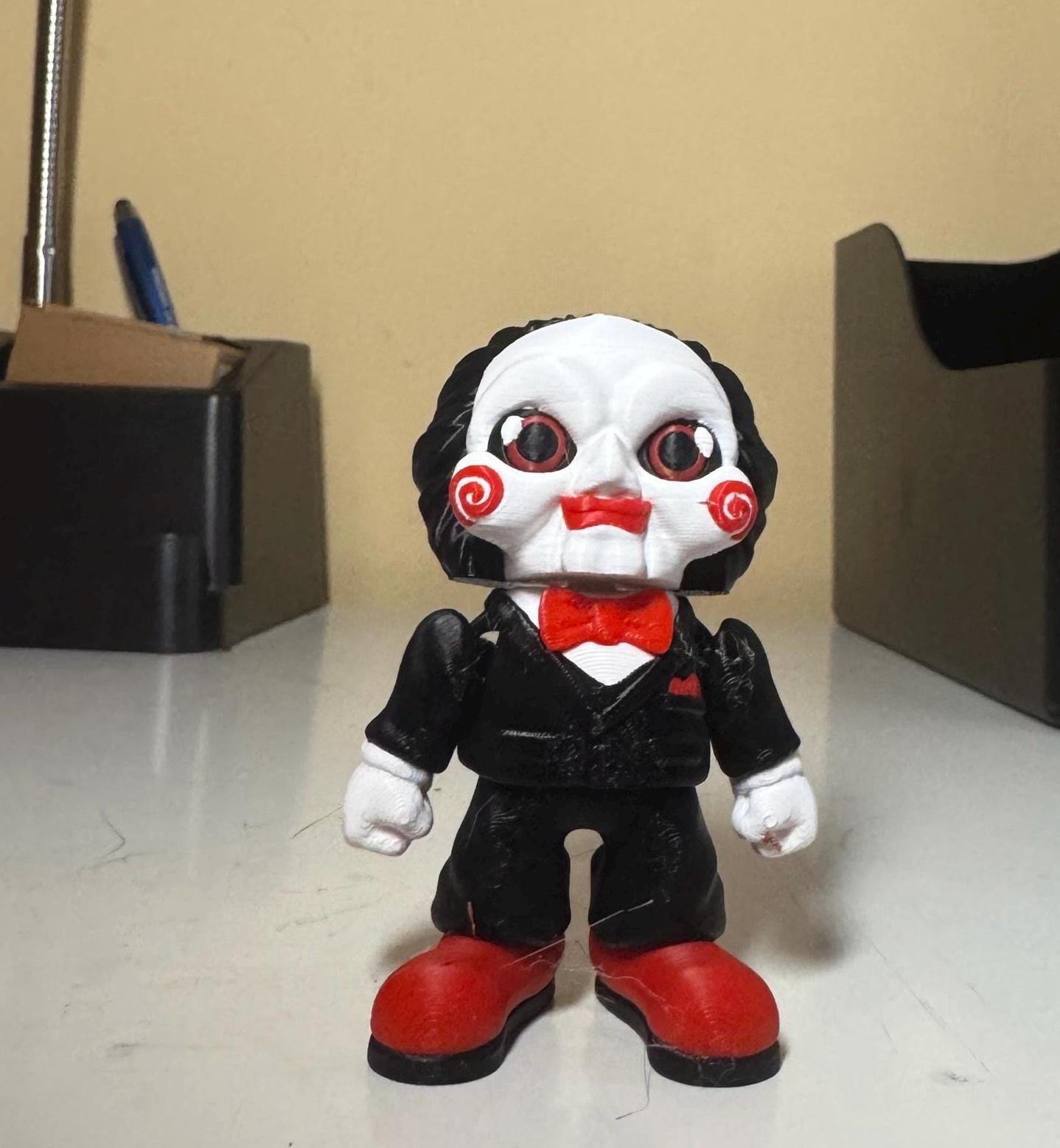 Billy the Puppet Flexi Figurine: 3D Printed Saw Horror Decor