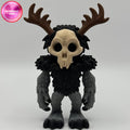 Wendigo Flexi Figurine | Articulated Horror Desk Toy | 3D Printed Cryptid Gift | Fidget Monster