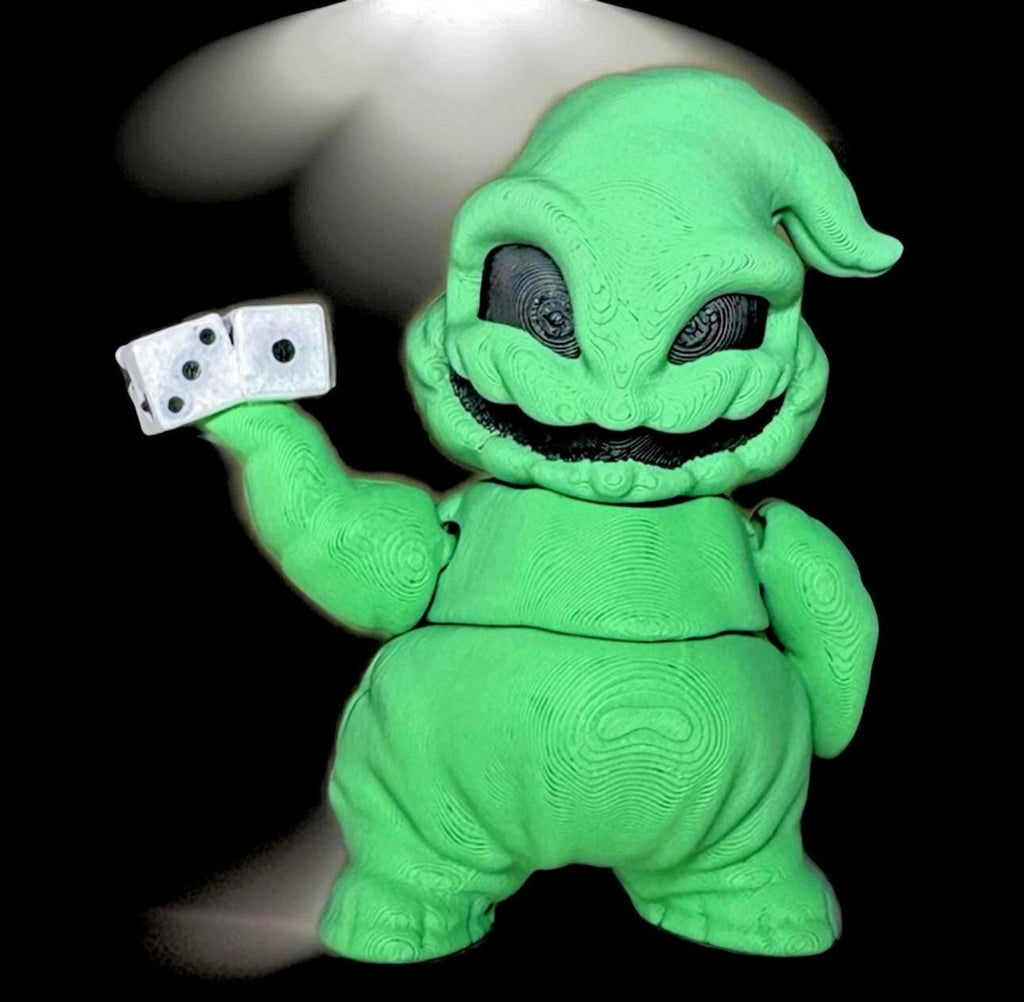 3D Printed Jack Skellington - Sally- Zero - Oogie Boogie Flexi Figurine: Nightmare Before Christmas Decor