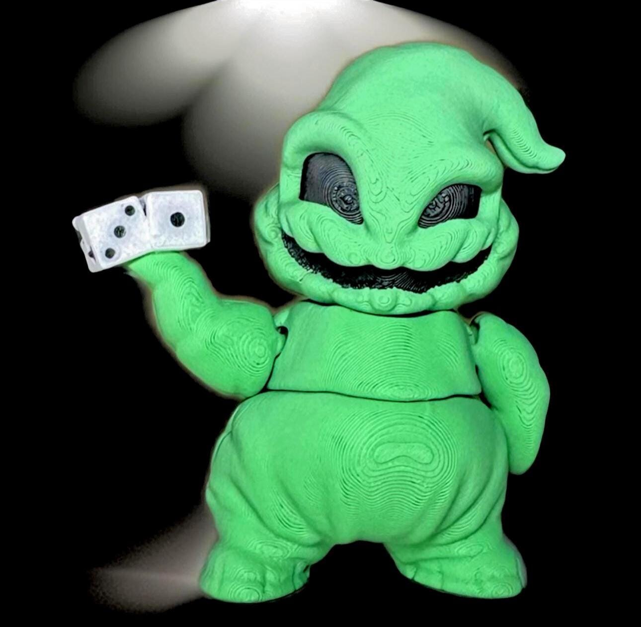 3D Printed Jack Skellington - Sally- Zero - Oogie Boogie Flexi Figurine: Nightmare Before Christmas Decor