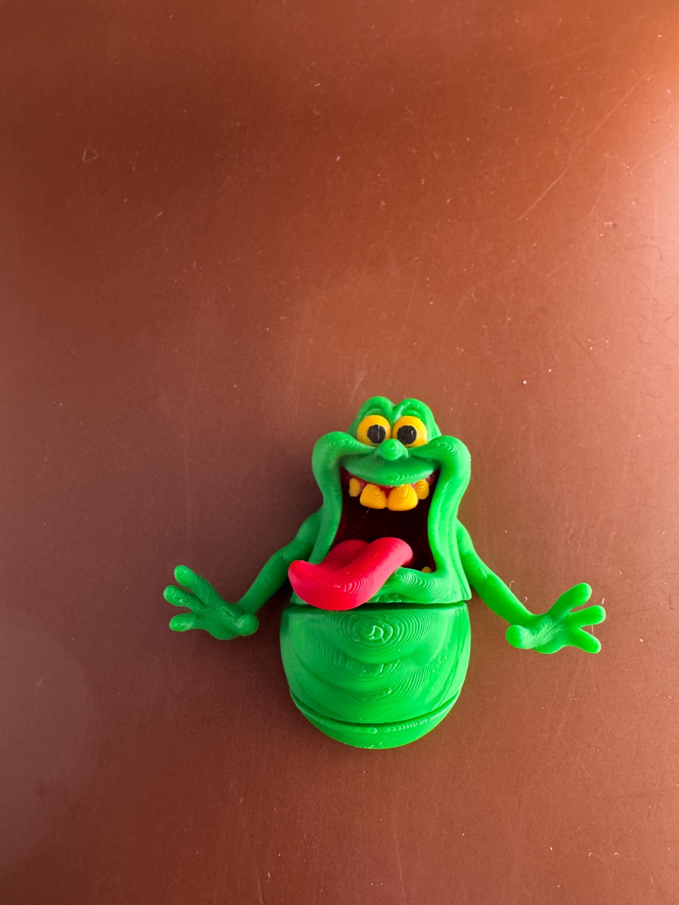 Articulated Green Ghost Figure | 3D Printed Flexi Toy, Desk Fidget Item