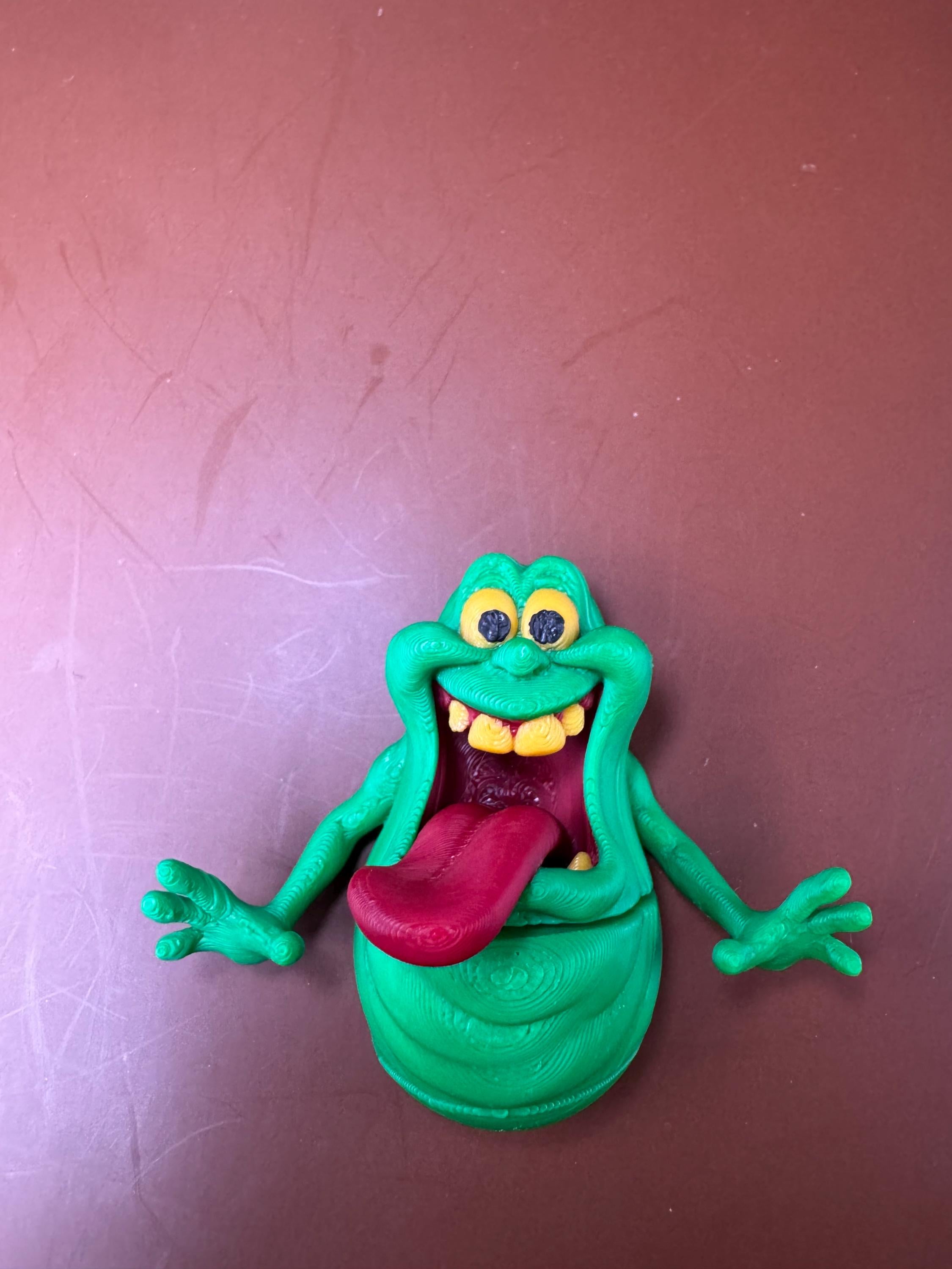 Articulated Green Ghost Figure | 3D Printed Flexi Toy, Desk Fidget Item