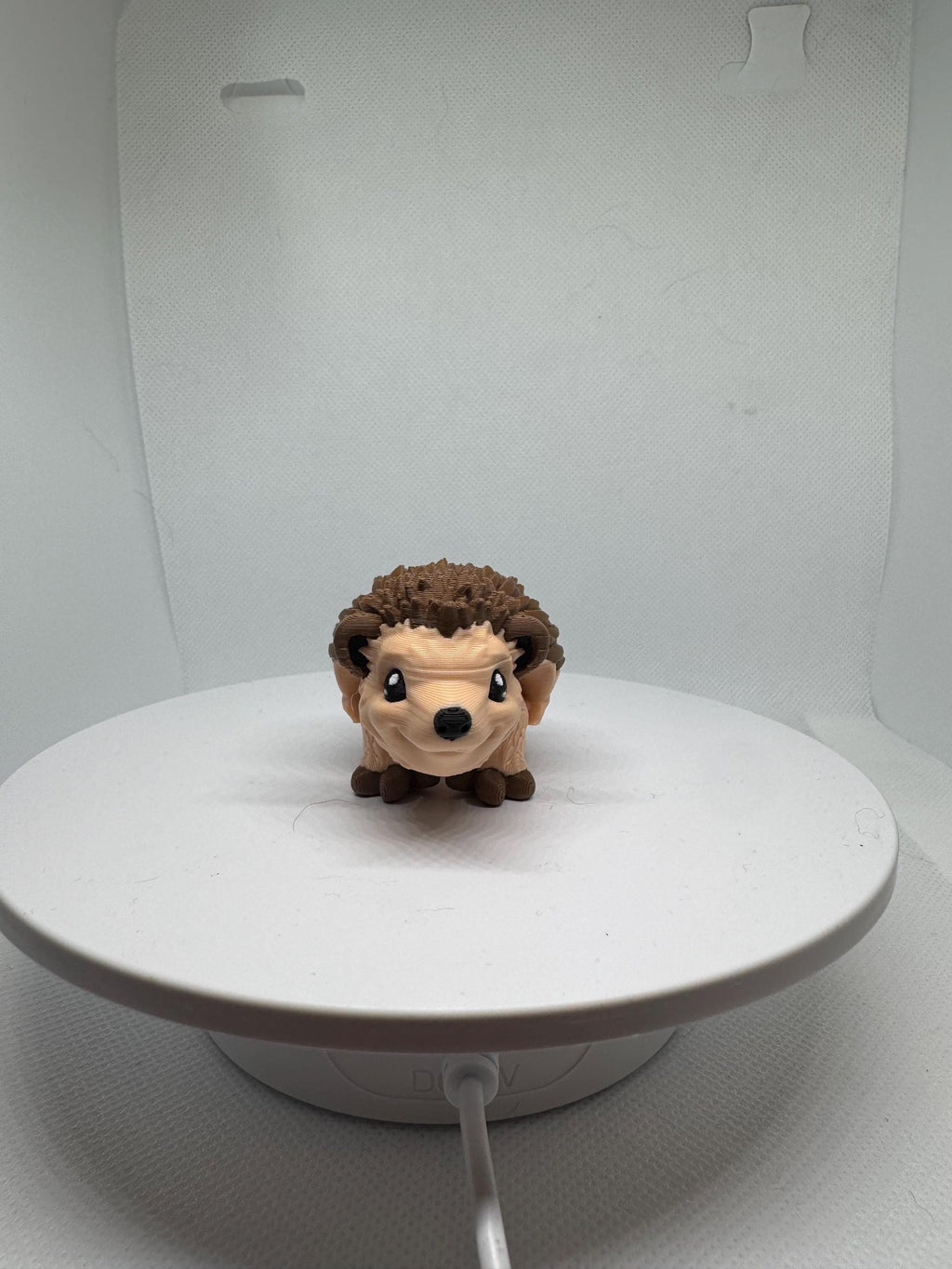 3D Printed Articulated Porcupine Figurine – Woodland Animal Desk Decor