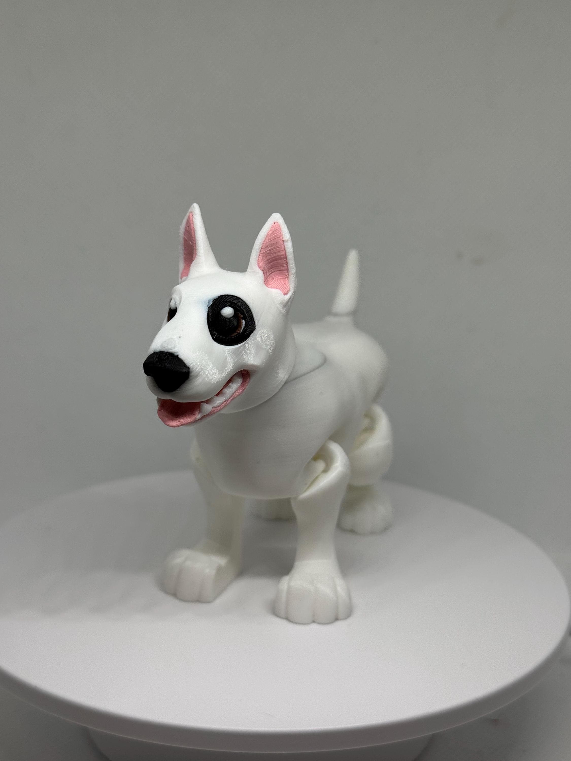 Bull Terrier Flexi Figurine | Dog Desk Toy | Articulated Pet Fidget | Dog Lover Gift