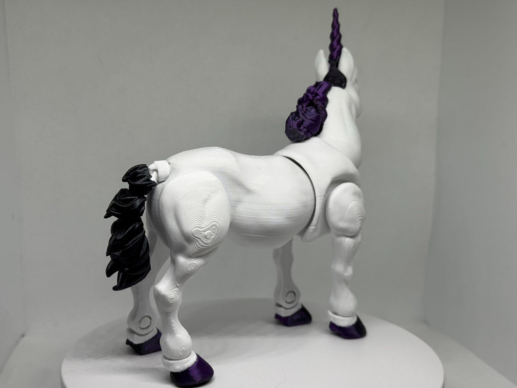 Unicorn Flexi Figurine | Fantasy Desk Toy | Poseable Magical Fidget | Unicorn Lover Gift