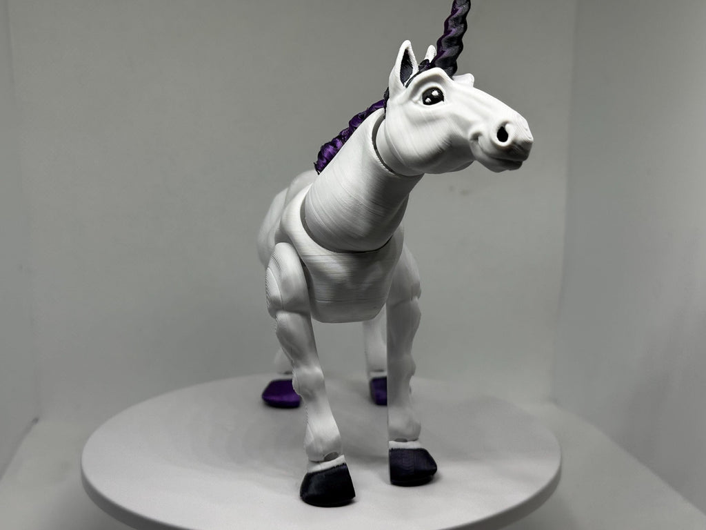 Unicorn Flexi Figurine | Fantasy Desk Toy | Poseable Magical Fidget | Unicorn Lover Gift