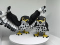 Falcon Flexi Figurine | Bird Desk Toy | Poseable Raptor Fidget | Bird Lover Gift