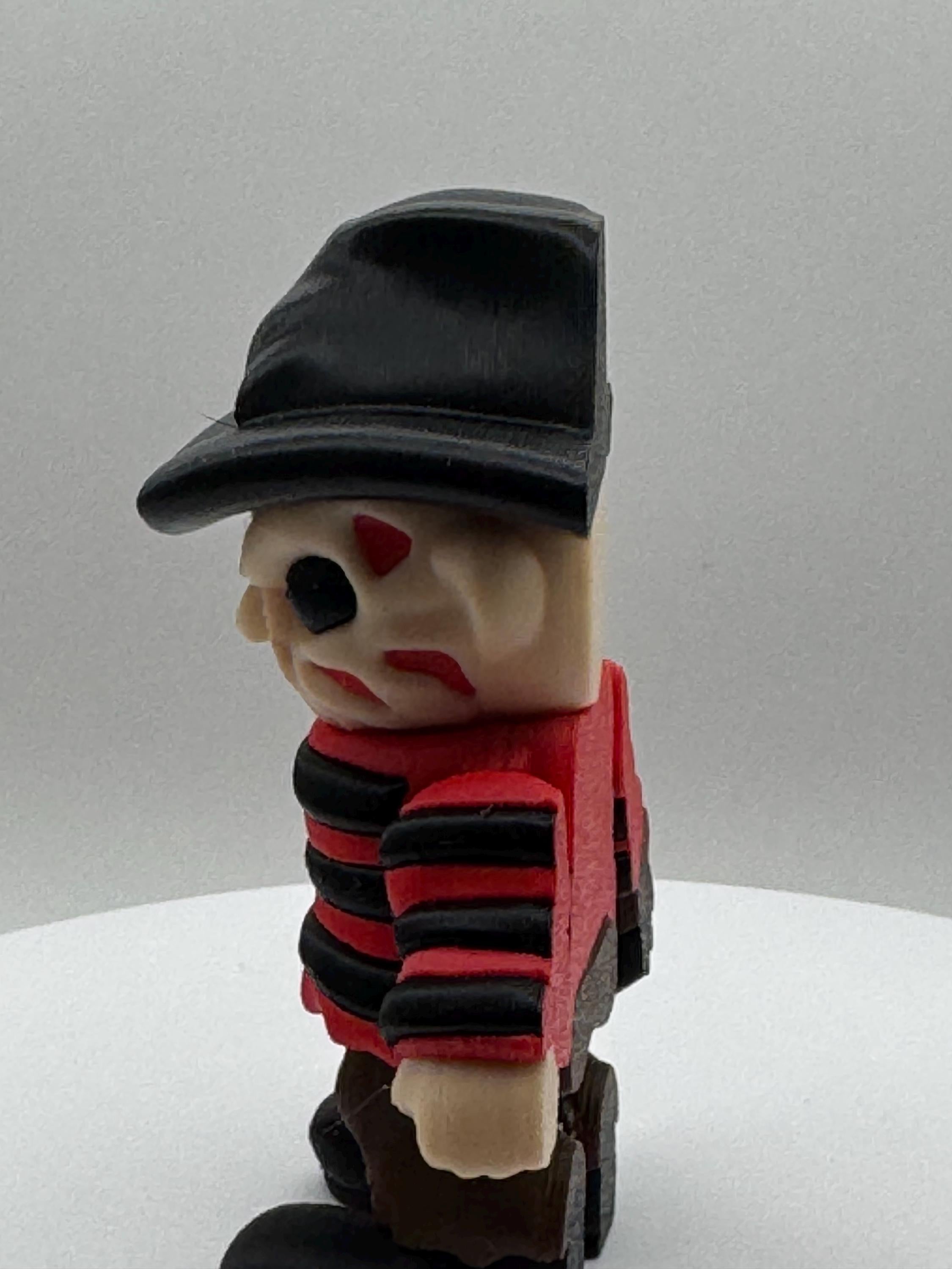 Flexi Freddy Krueger Figurine – 3D Printed Horror Collectible