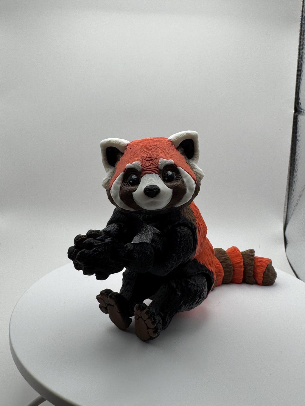 Red Panda Flexi Figurine | Articulated Desk Toy, PLA Plastic Animal Companion