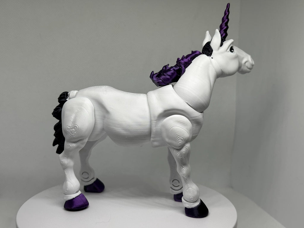 Unicorn Flexi Figurine | Fantasy Desk Toy | Poseable Magical Fidget | Unicorn Lover Gift