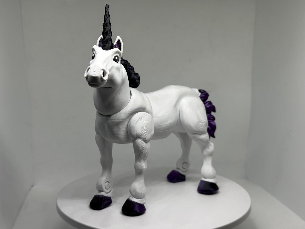 Unicorn Flexi Figurine | Fantasy Desk Toy | Poseable Magical Fidget | Unicorn Lover Gift