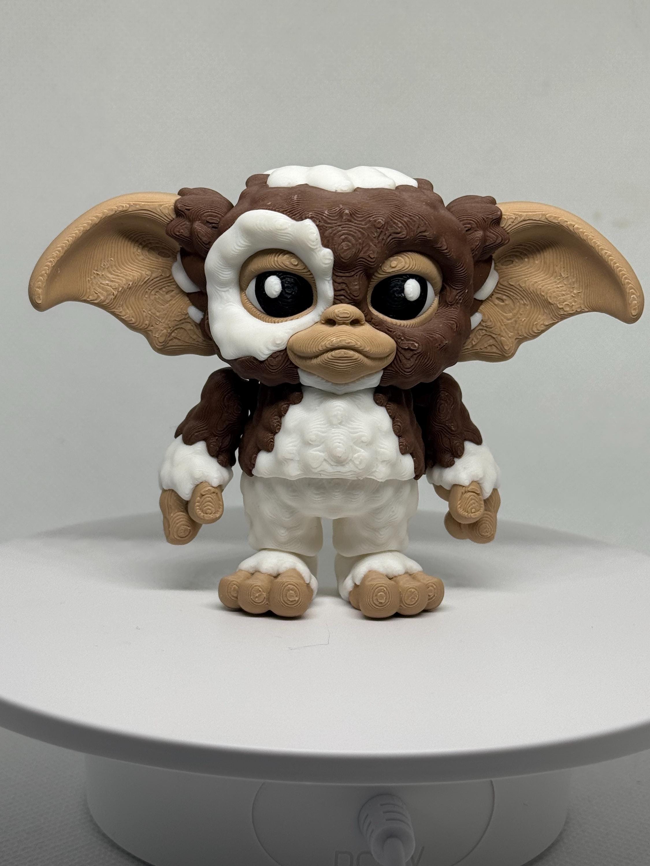 3D Printed Gizmo Flexi Gremlins Figurine Retro 80s Movie Collectible Articulated Spooky Cute Desk Pet Horror Fan Gift | Nostalgic Horror Toy