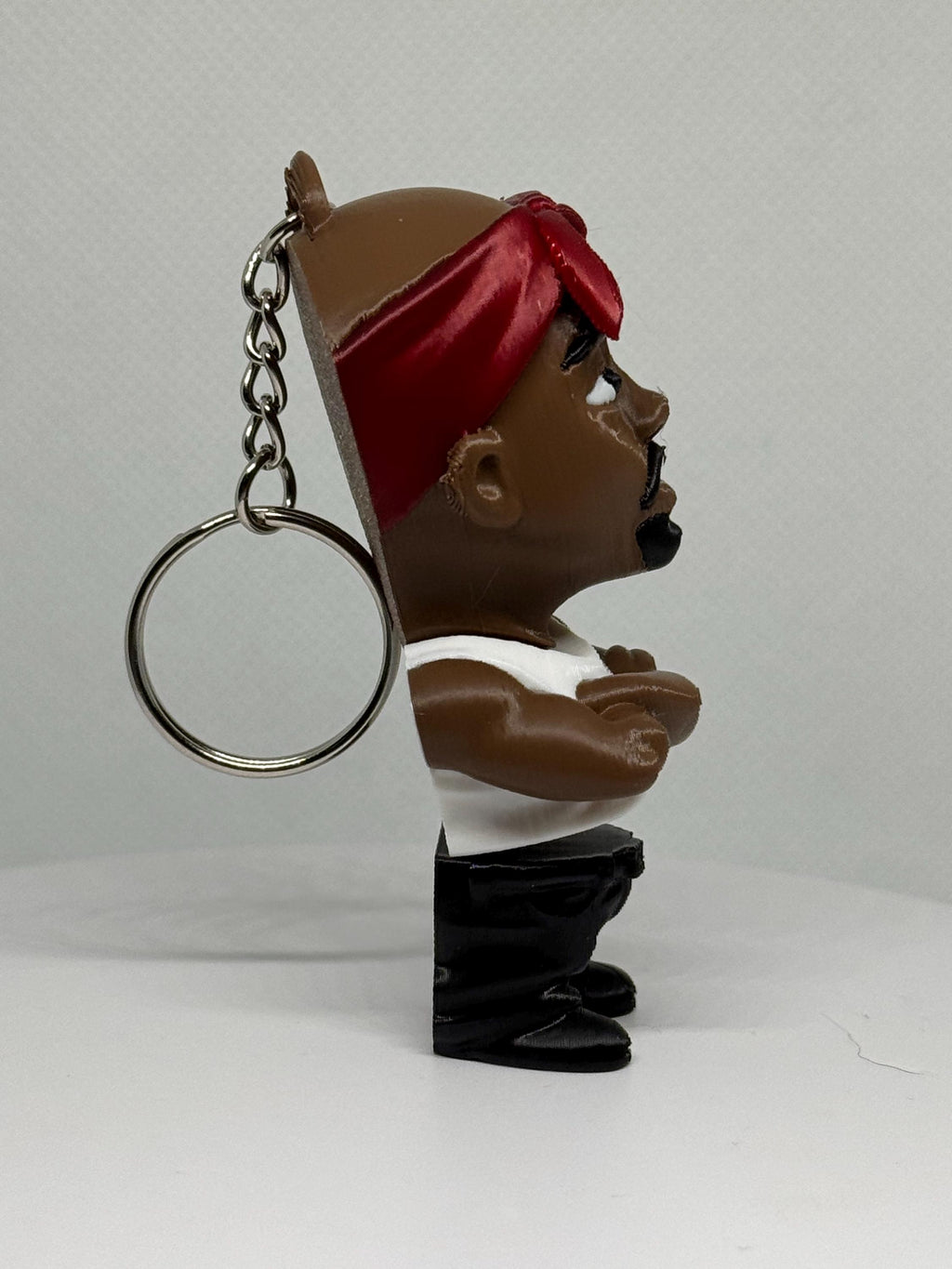 Tupac-Inspired Flexi Figurine | Hip Hop Desk Toy | Poseable Rap Icon Fidget | Music Fan Gift