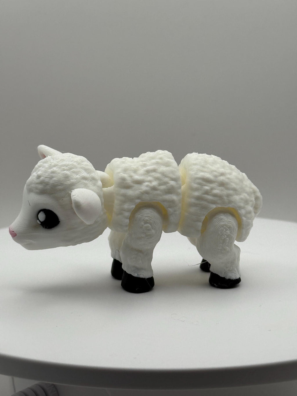 Articulated Lamb Flexi Figurine | 3D Printed Sheep Desk Toy, Fidget, Collectible