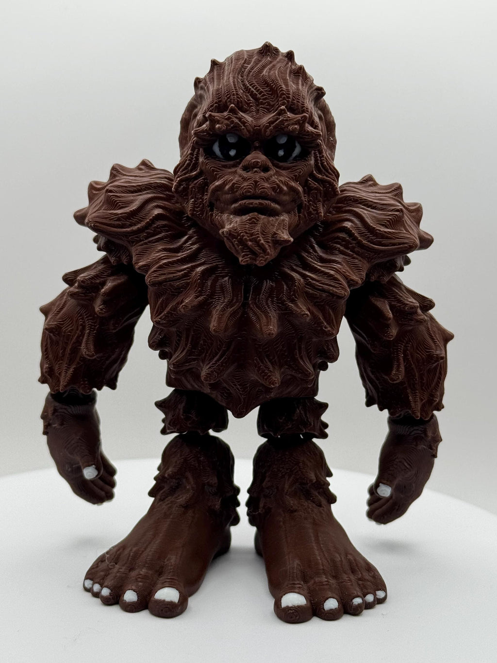 3D Printed Bigfoot Flexi Toy | Halloween Decoration, Cryptid Fidget Toy, Sasquatch Figurine, Novelty Desk Buddy Halloween Gift for Cryptid E