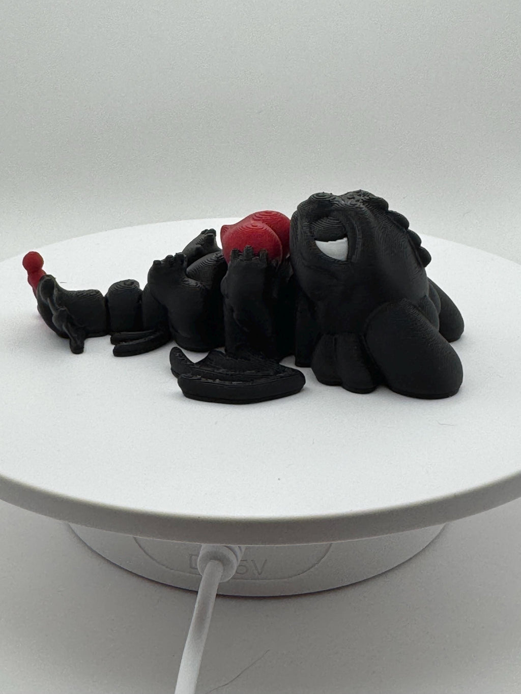 Toothless-Inspired Flexi Figurine | Dragon Desk Toy | Poseable Fantasy Fidget | Dragon Lover Gift