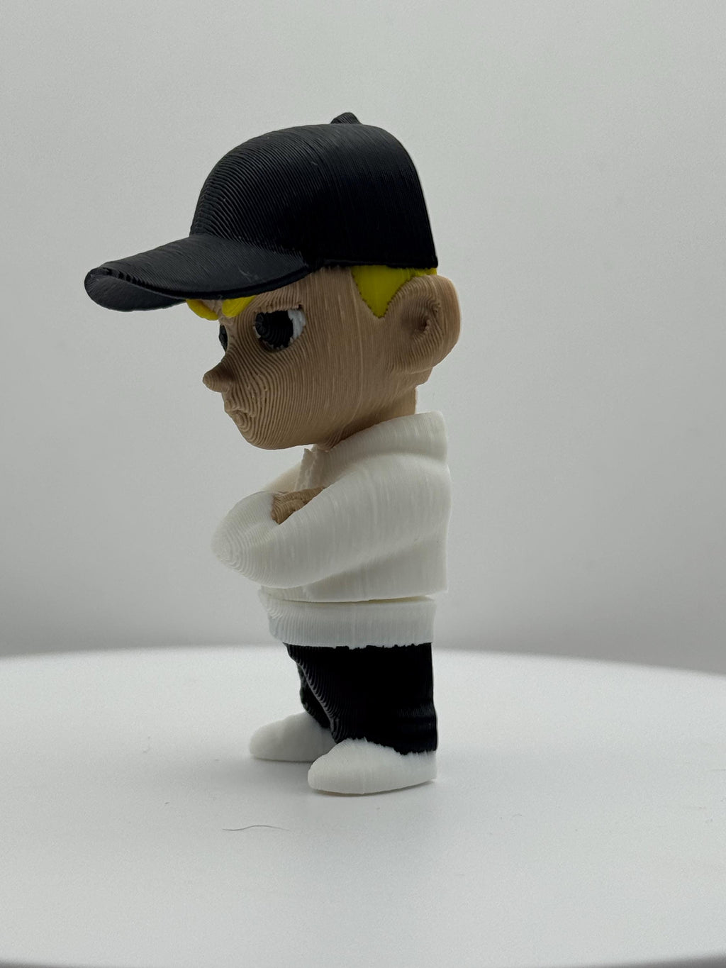 Marshall Mathers-Inspired Flexi Figurine | Hip Hop Desk Toy | Poseable Rapper Fidget | Music Fan